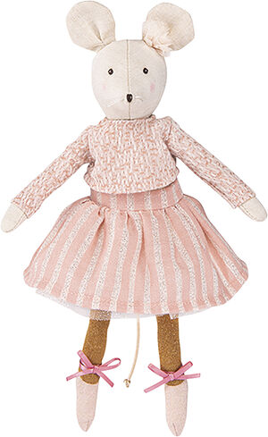 Moulin Roty - Ballerina mus - Anna 28 cm