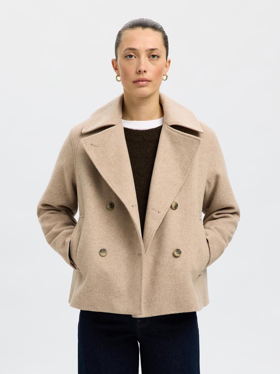 Slfalma Wool Blend Jacket Noos