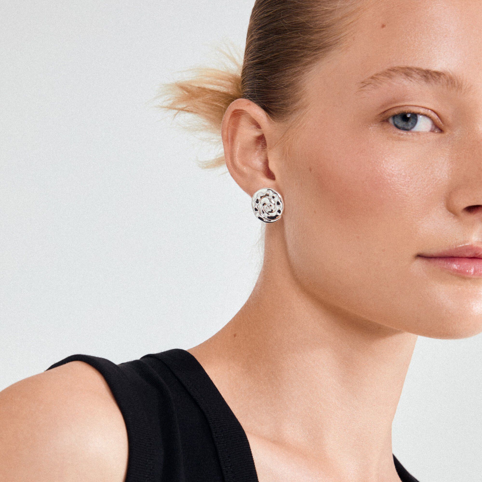 HAZE earrings silver-plated