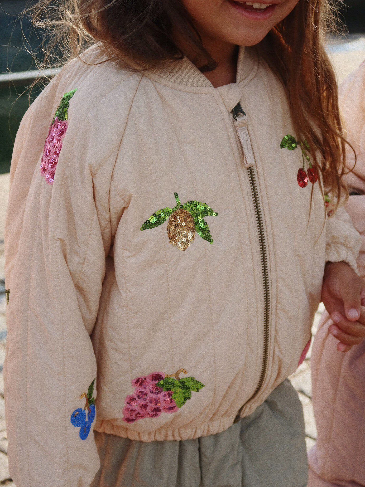 JUNO SEQUIN BOMBER JACKET