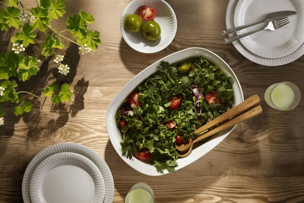 Hammershøi Ovnfast fad 39x29. 5 cm hvid