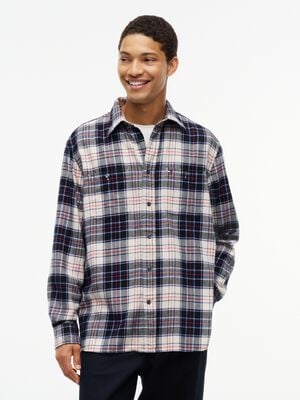 Relaxed Fit Tartan Flannel Shirt