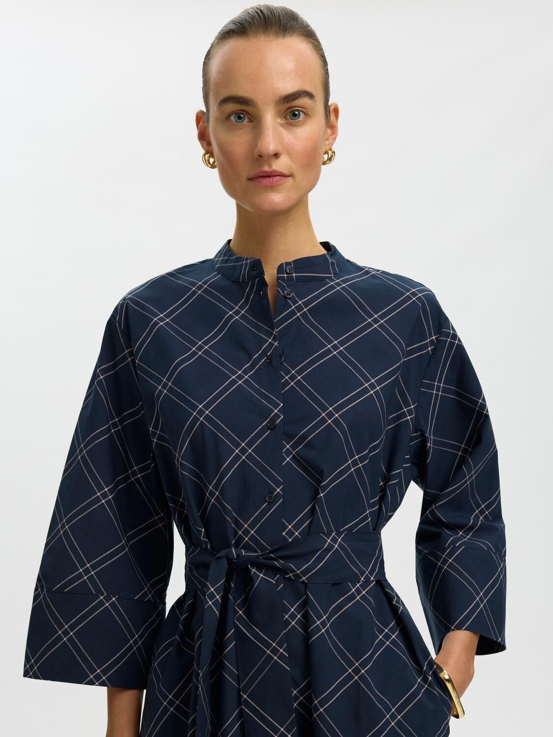 Slwdelia-Rosalia Regular 3/4 Midi Dress