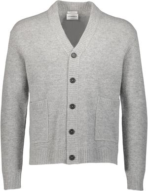 Lambswool button cardigan