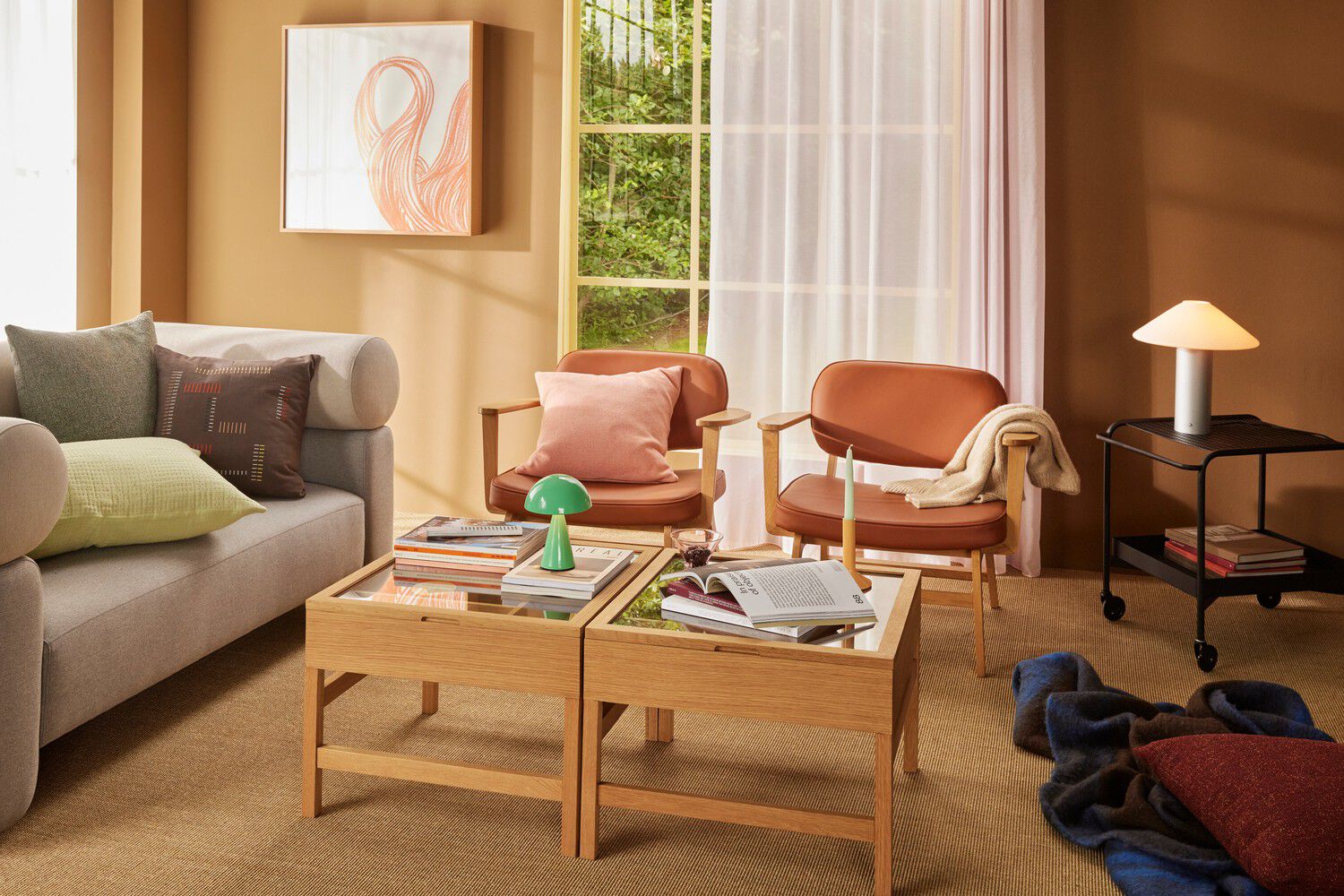 Mush Portable Lamp Green