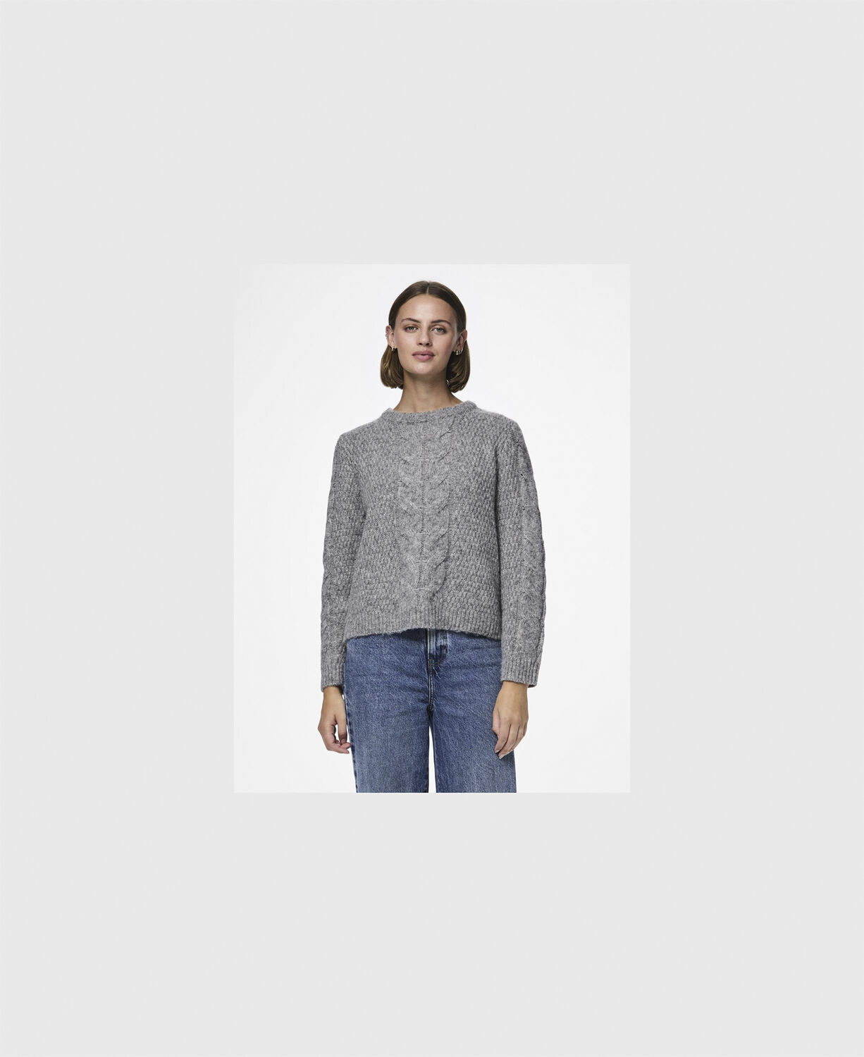 Pcnina Ls O-Neck Knit Noos Bc