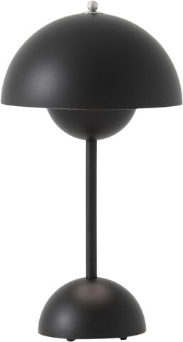 Flowerpot Portable Lamp VP9, Matt Black, Magnetic Charger