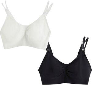 2-pack amningsbh utan sömmar