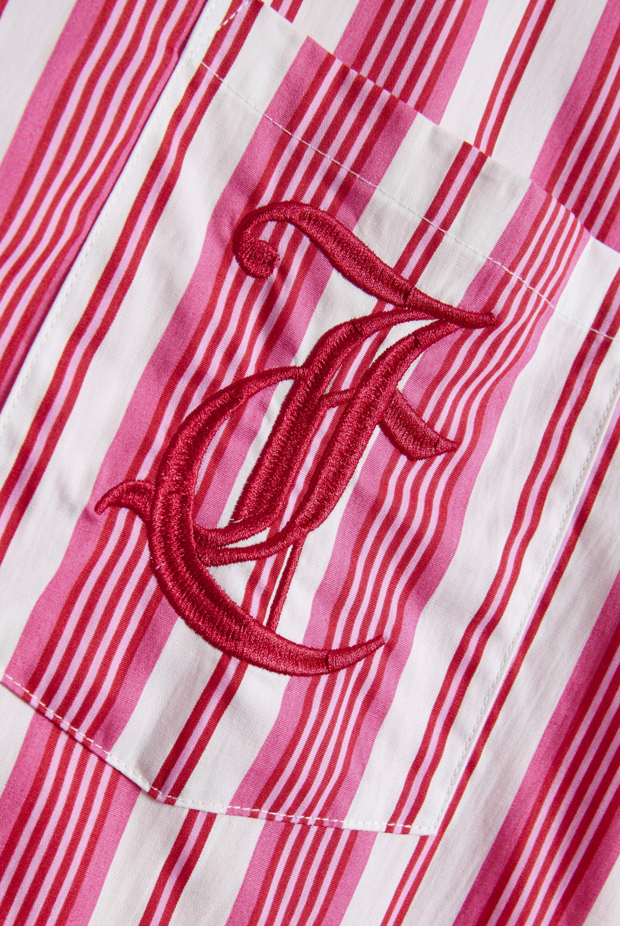 COTTON STRIPE SLEEP LS SHIRT + PANT SET