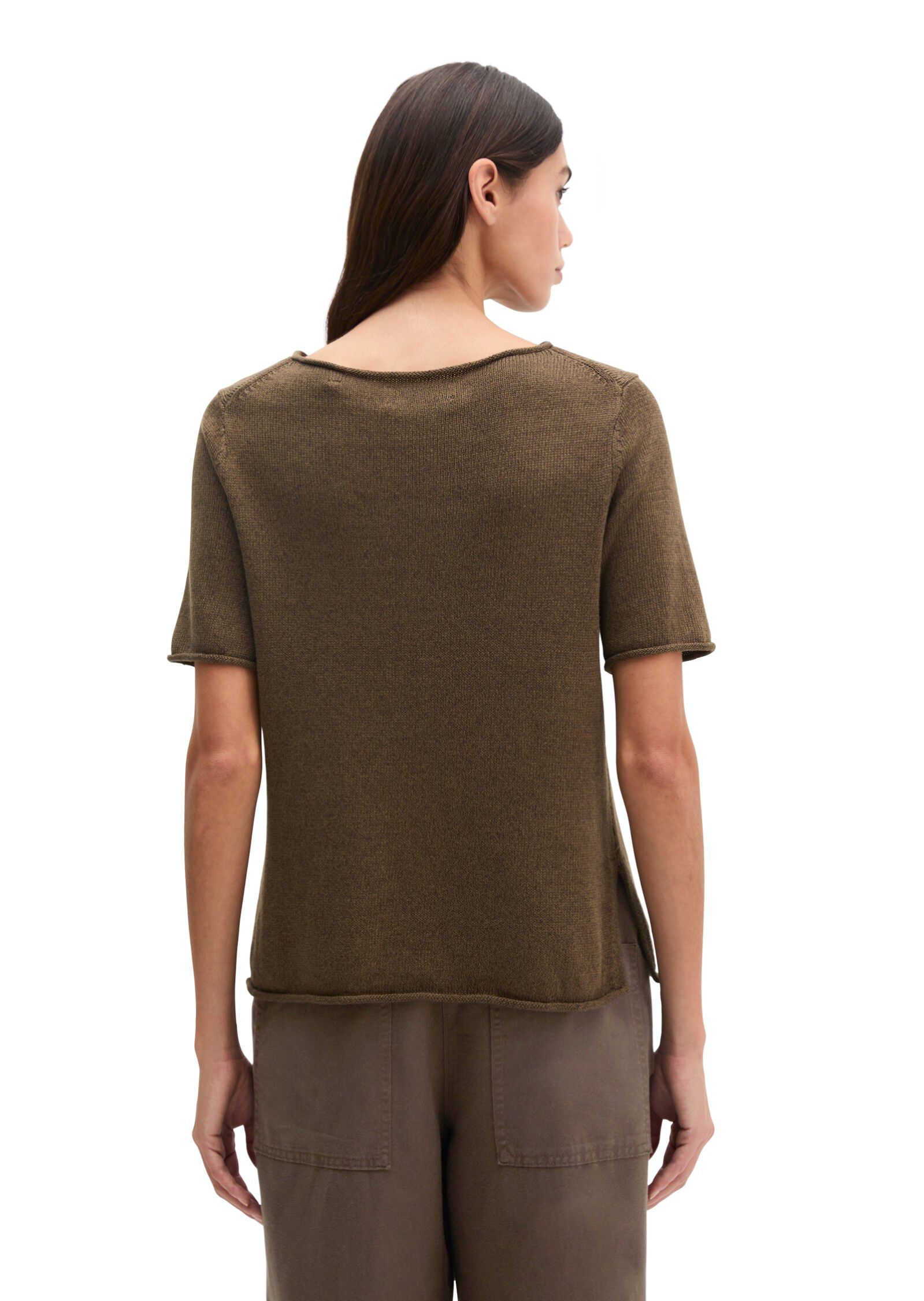 Pullover, shortsleeve, round-neck