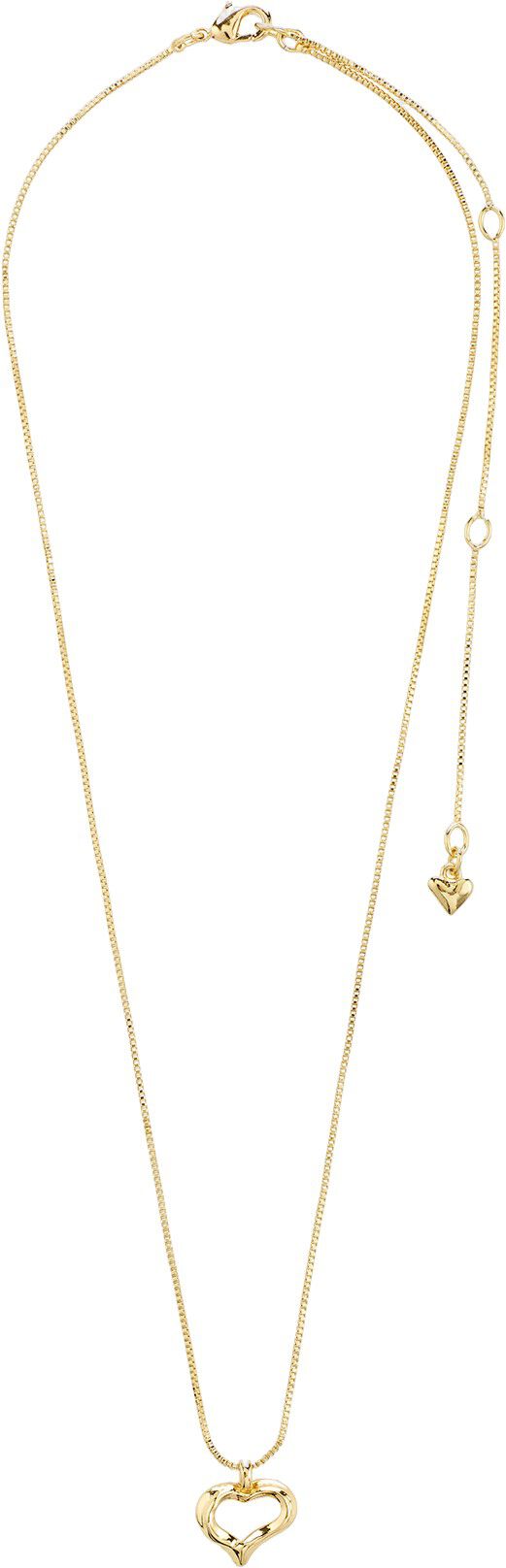 IRIS halsk&aelig;de guldbelagt