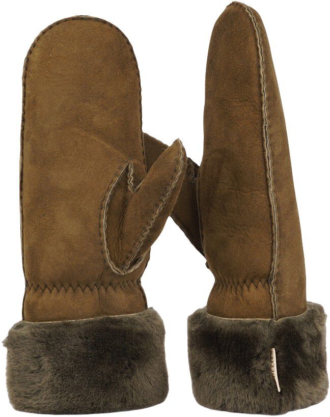 CIMA - LONG SHEARLING MITTEN W/ SHEARLING CUFF