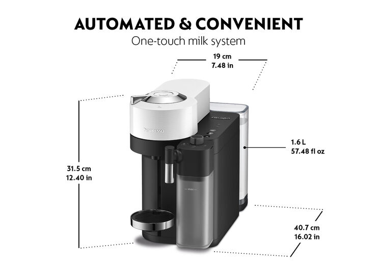 Nespresso Vertuo Lattissima Coffee Machine Delonghi, Matt