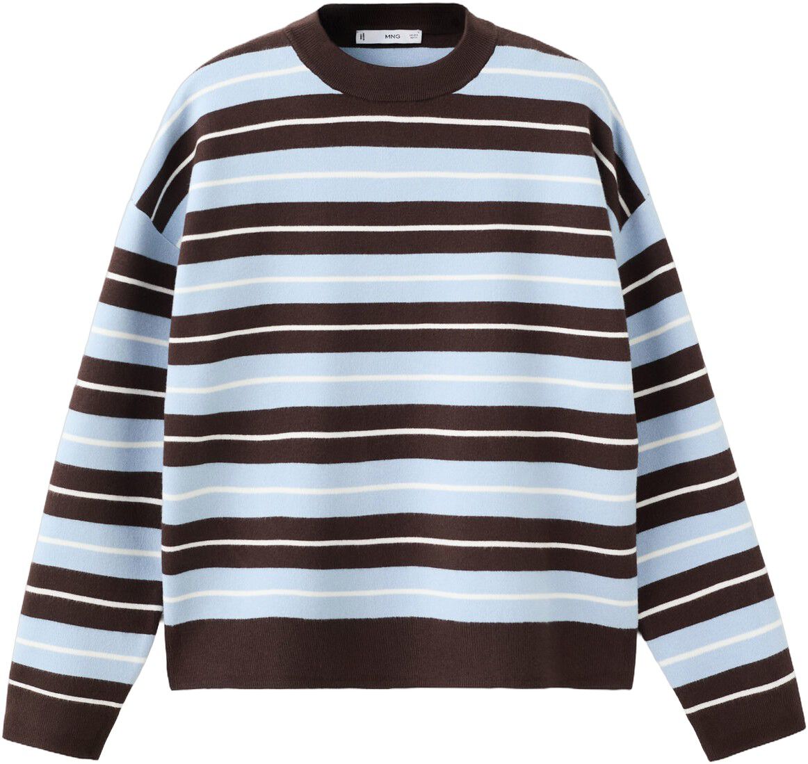 Oversized striped sweater