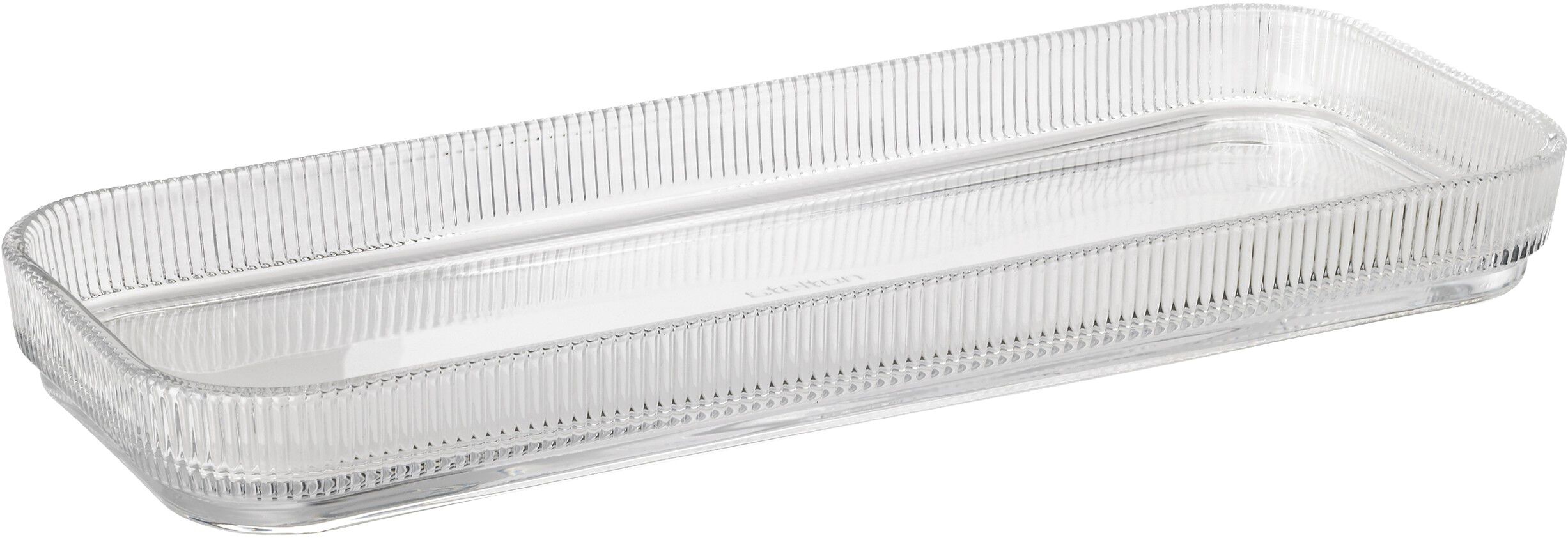 Pilastro serveringsfat L 36 cm clear