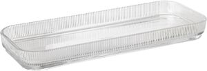 Pilastro serveringsfat L 36 cm clear