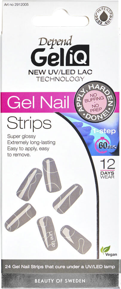 Gel iQ Gel Nail Strips Semi cured n
