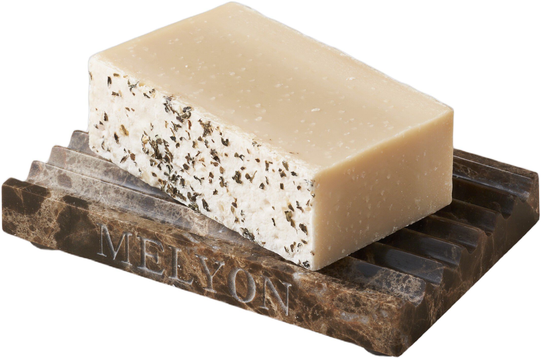 MelyonMarble Dark Emperador Soap Dish