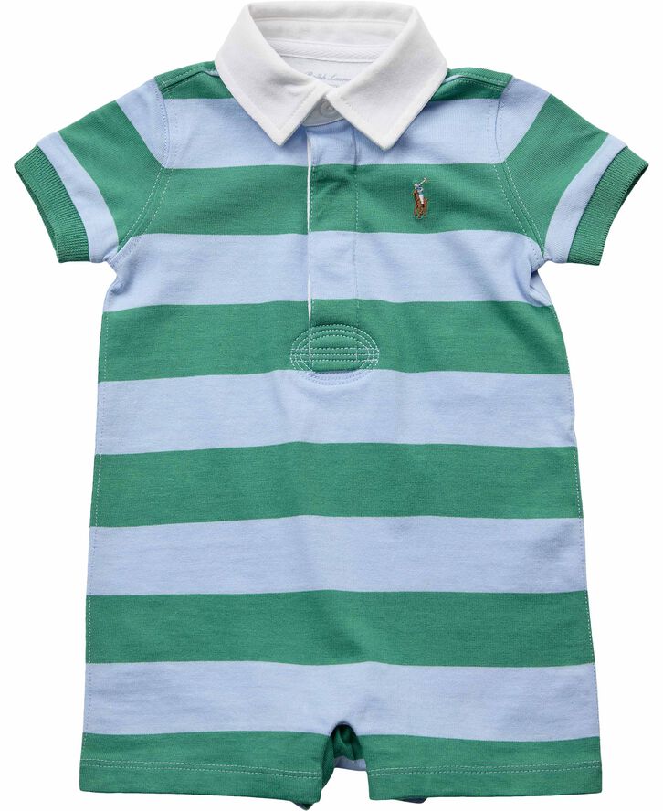 Striped Cotton Rugby Shortall
