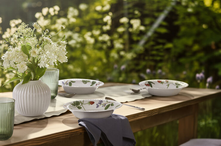 Hammershøi Summer Dyb tallerken Ø21 cm sommerbær