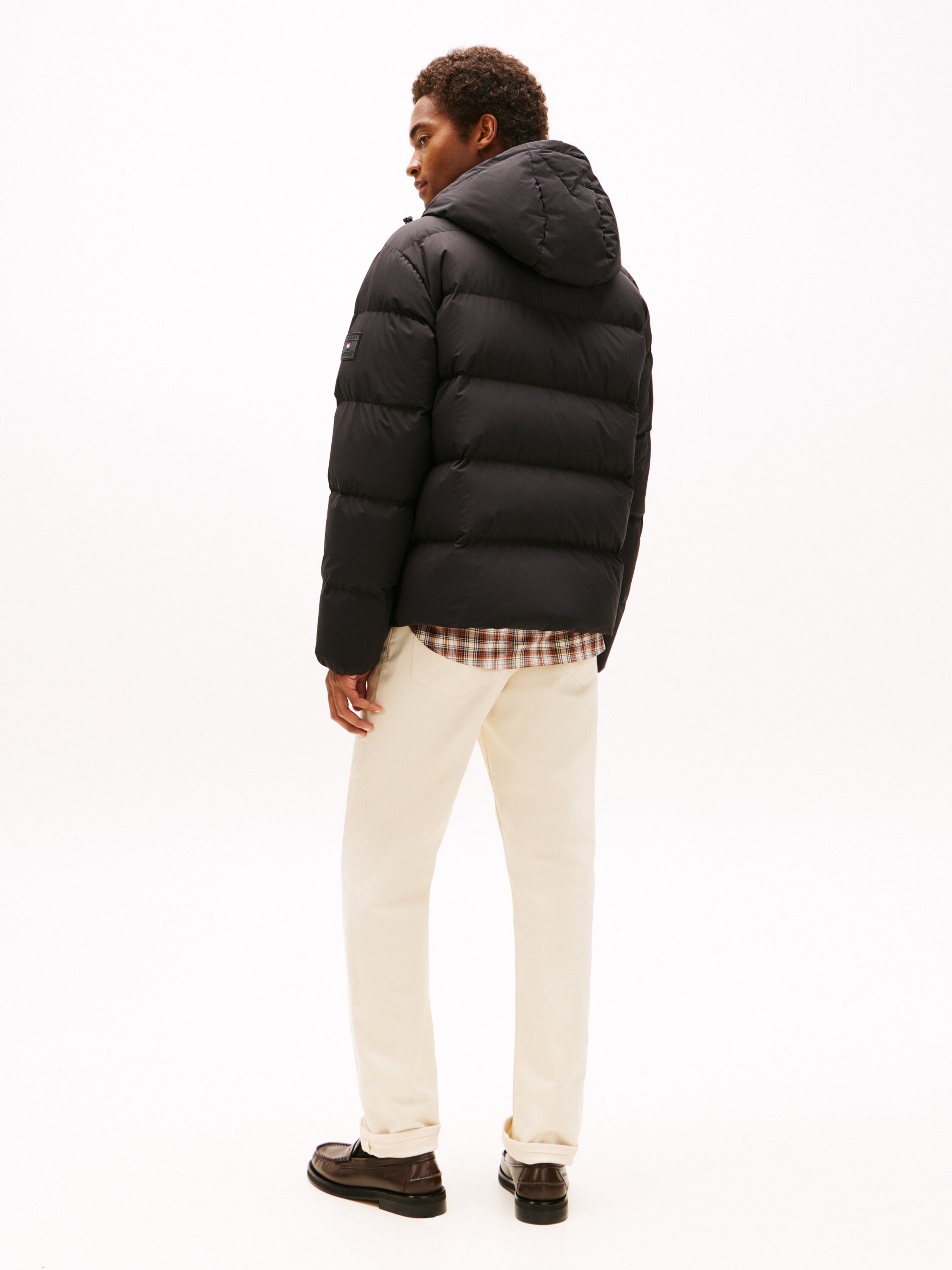 DOWN HOODED PUFFER JKT