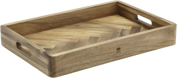 Bricka 45,7 x 30,5 x 6,3 cm Akaciaträ