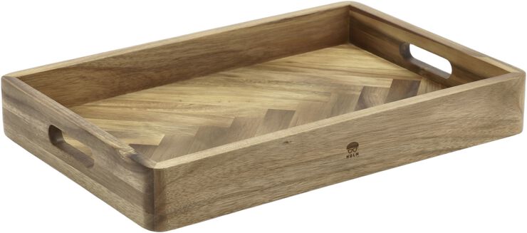 Bricka 45,7 x 30,5 x 6,3 cm Akaciaträ