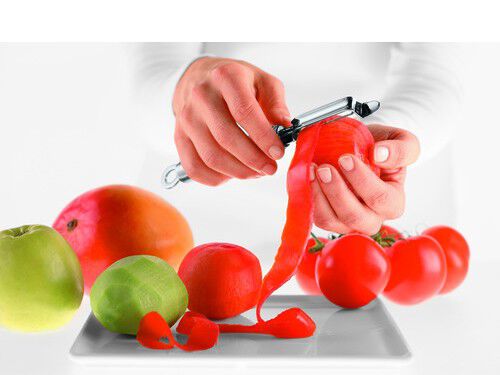 Tomatskalare/kiwiskalare 20 cm St&aring;l