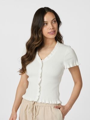 Esla Frill Knit Tee