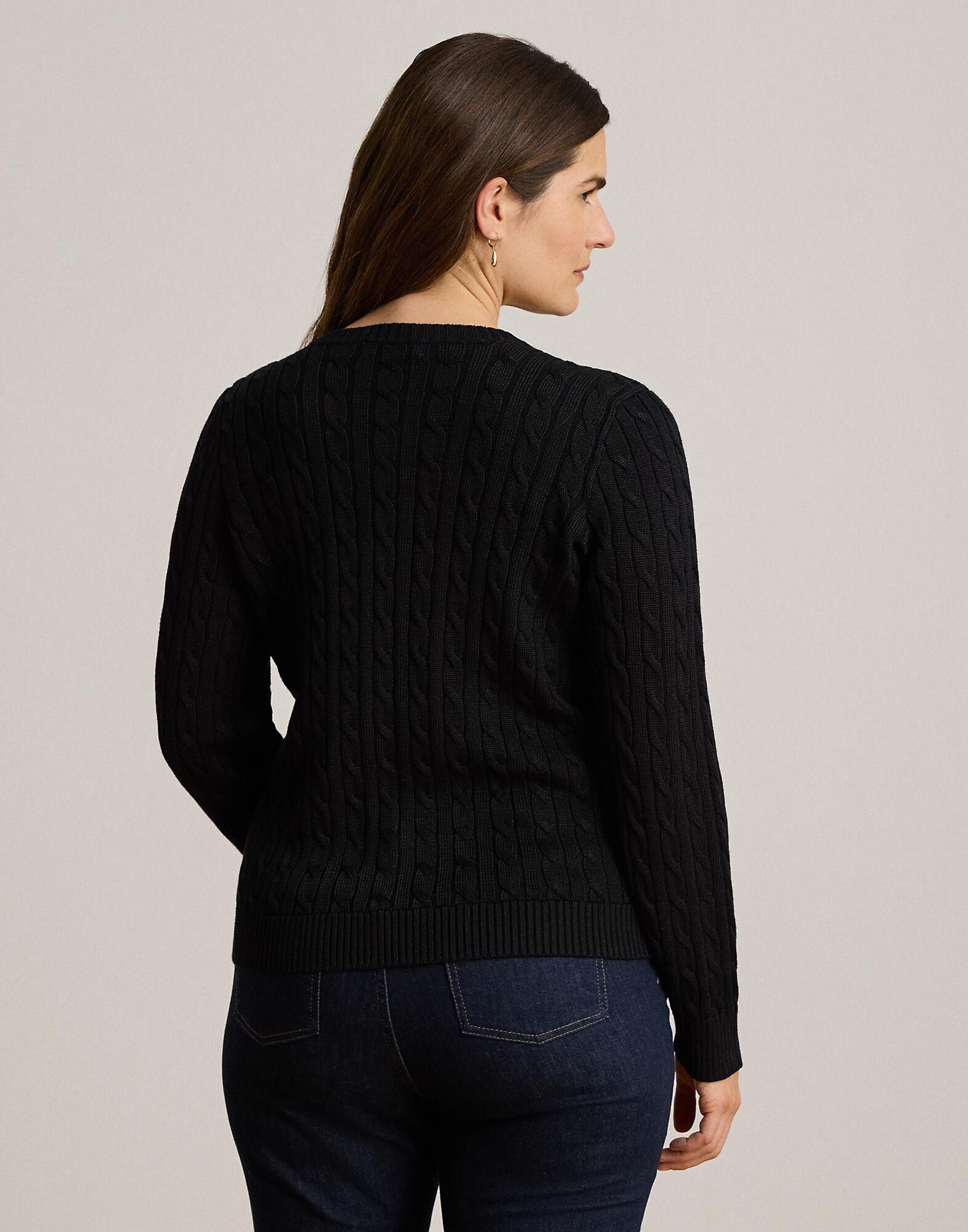 Cable-Knit Cotton-Blend Cardigan