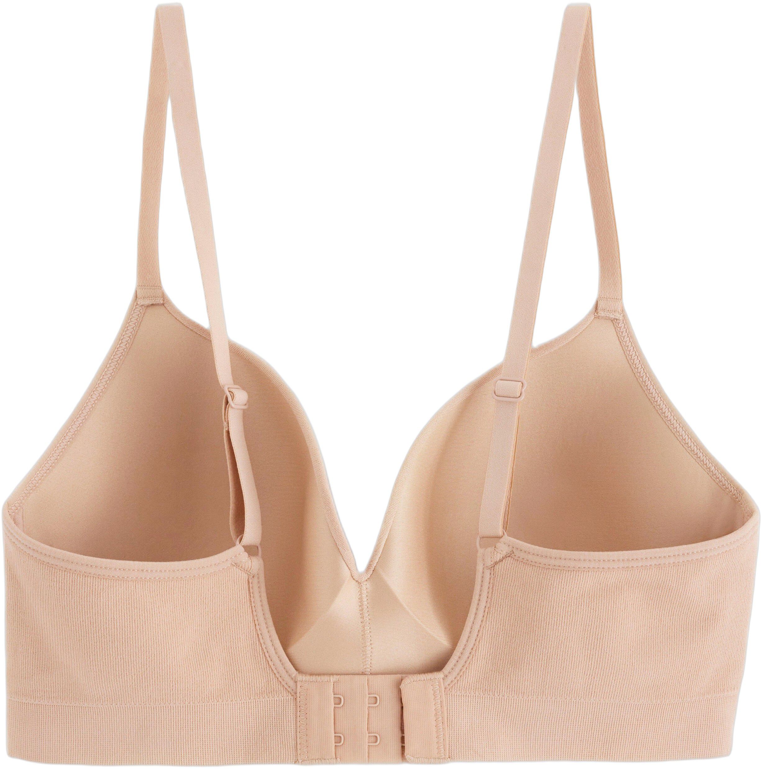 En behagelig s&oslash;ml&oslash;s bh med bl&oslash;de