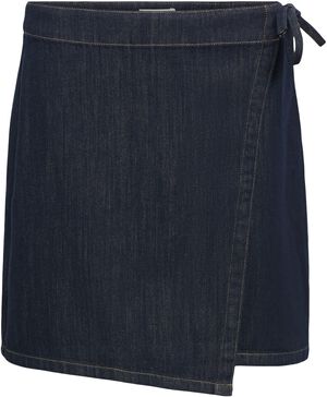 OBJROSIE MW DENIM SHORT WRAP SKIRT