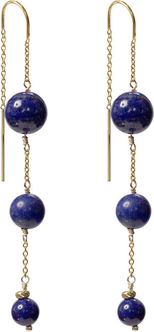 Venus Lapis Earrings - Gold