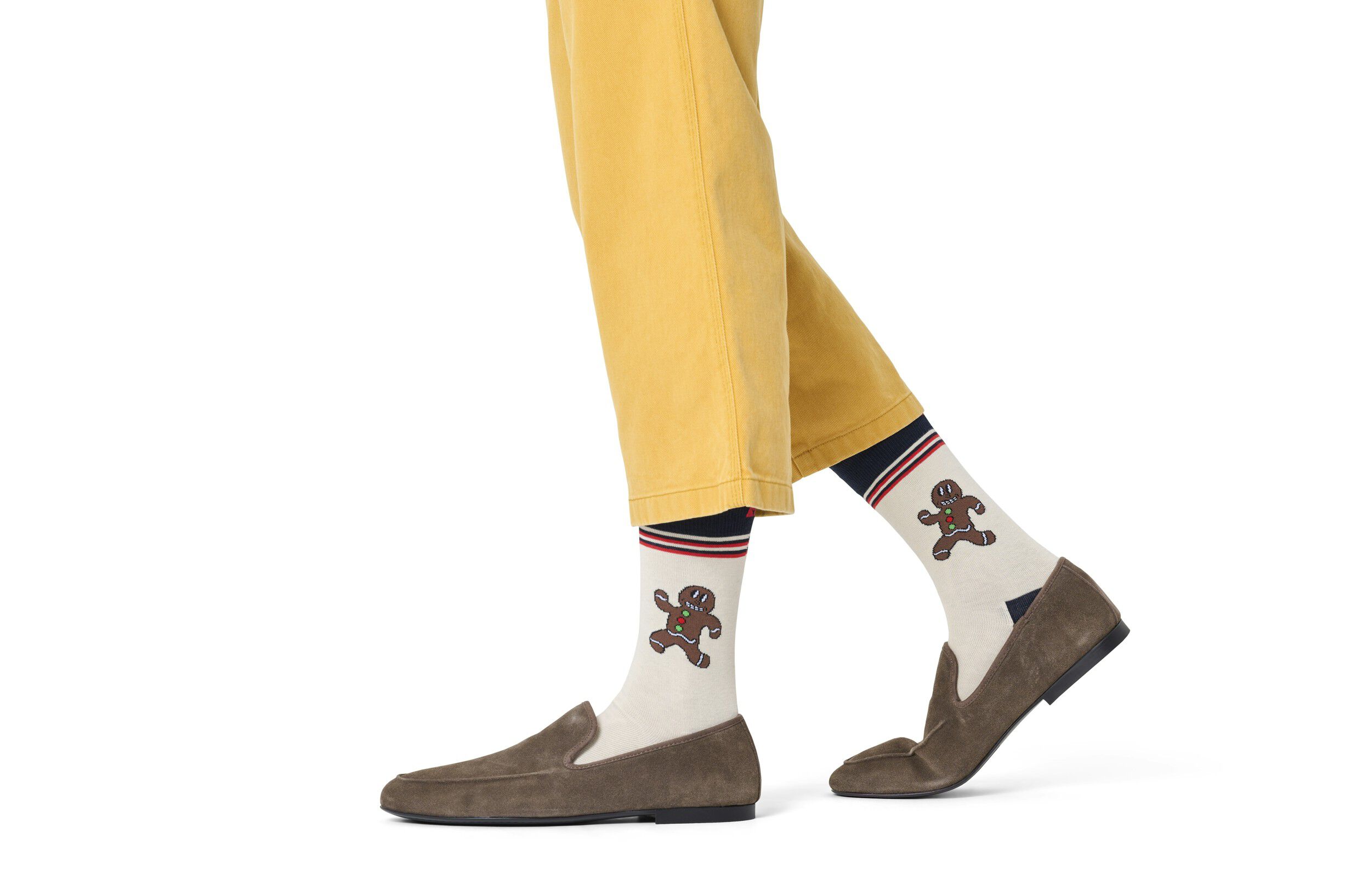 Happy Gingerbread Sock