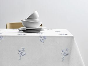 Duk 140 x 220 cm Charm White 100% spun polyester