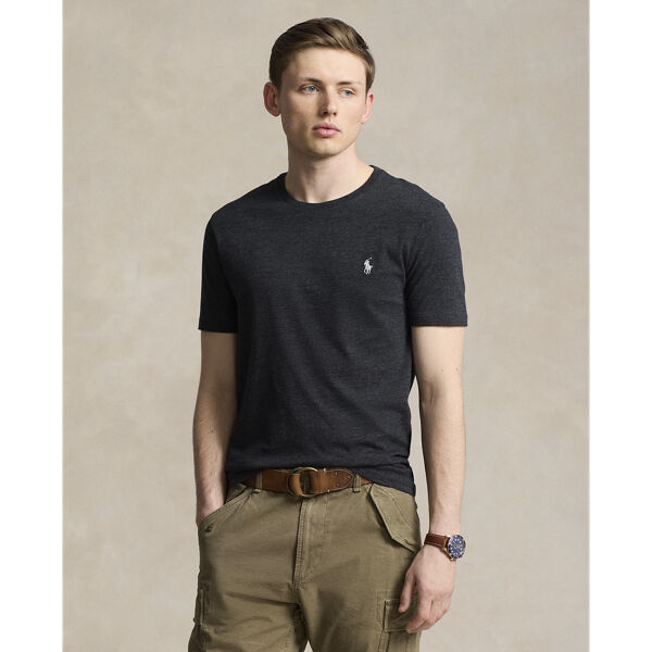 Custom Slim Fit Jersey Crewneck T-Shirt