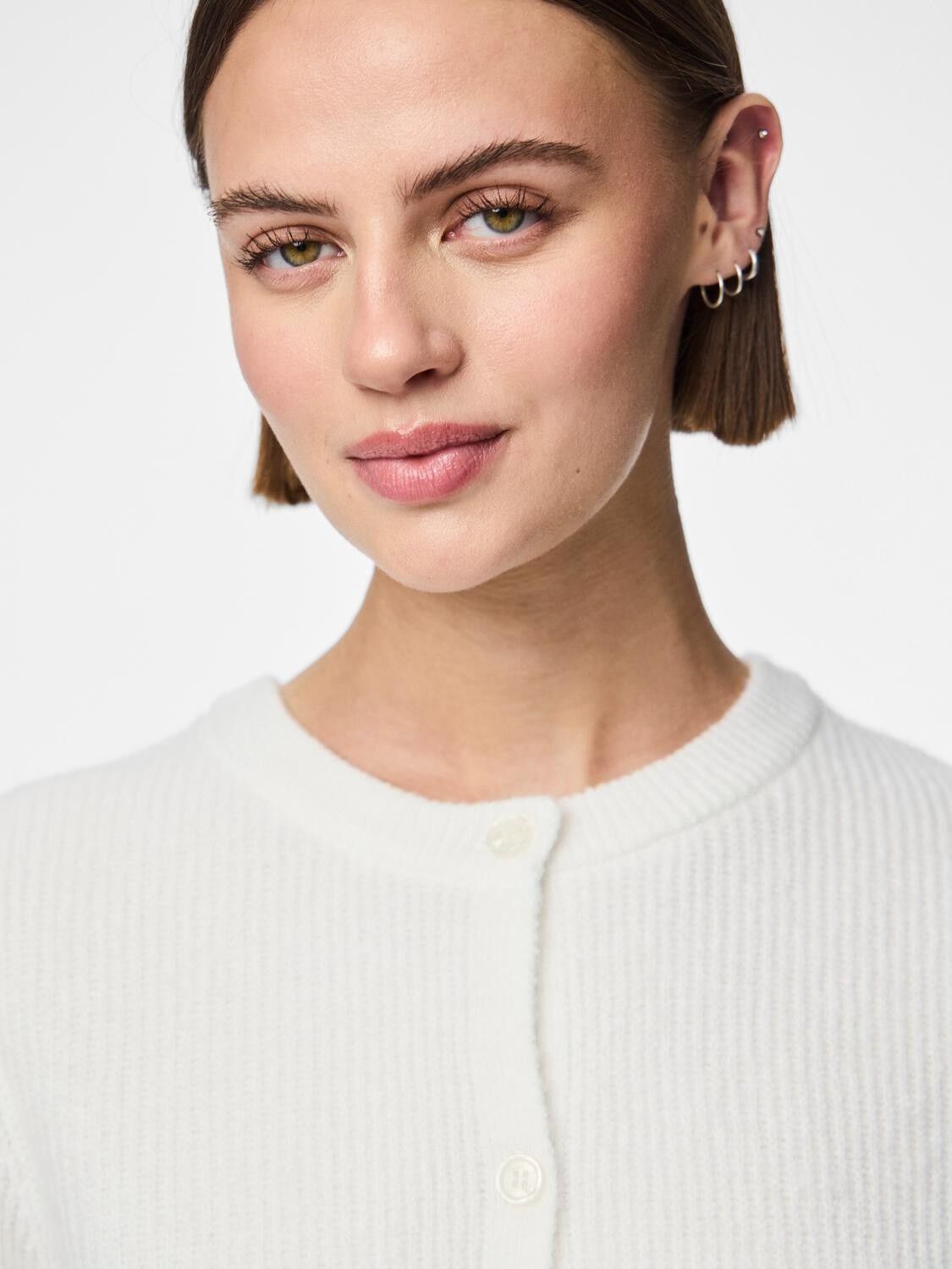 Pcsilly Ss O-Neck Knit Cardigan Noos Bc