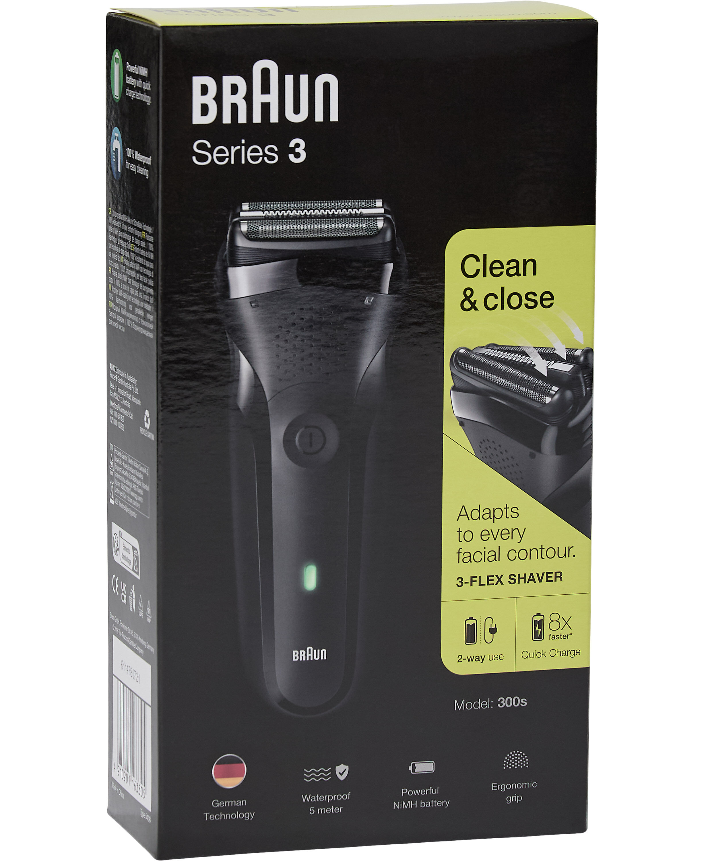 Shaver Series 3 300s Black