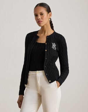 Cable-Knit Cotton Cardigan