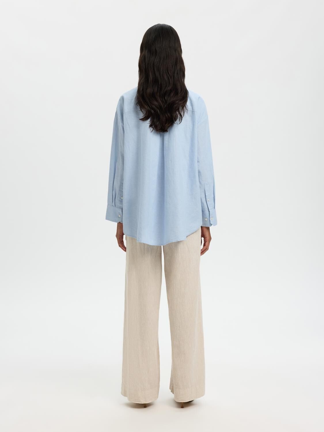 Slwcleo Oversize Linen Blend Shirt Noos