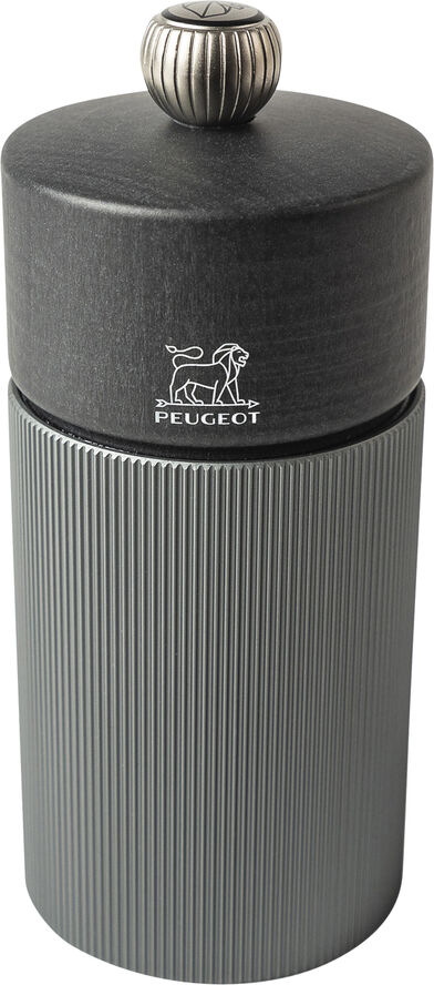 "Pepperkvern Line 12 cm Grafit Aluminium/Bøk"
