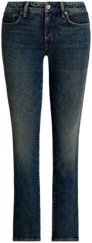 Mid-Rise Straight Ankle Jean