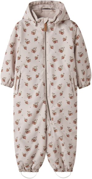 NMFLASNOW10 SNOWSUIT AOP FO LIL