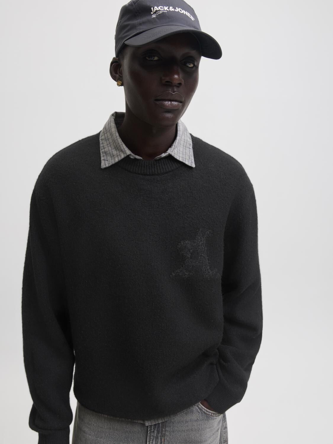 Jcolegacy Knit Jacquard Crew Neck