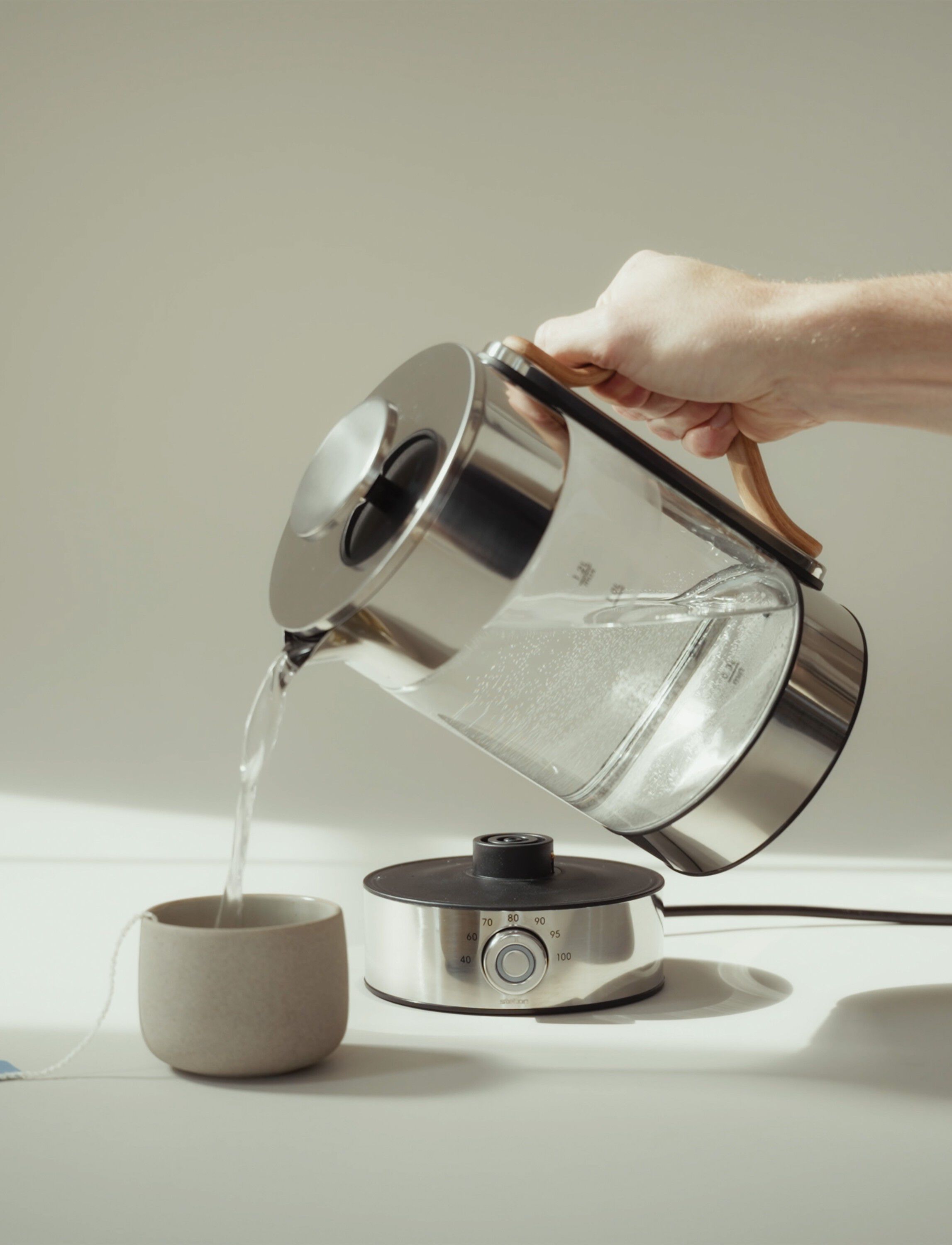 Emma vattenkokare (EU) 1.2 l. clear/steel