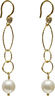 Cosmia Pearl Earrings - Gold