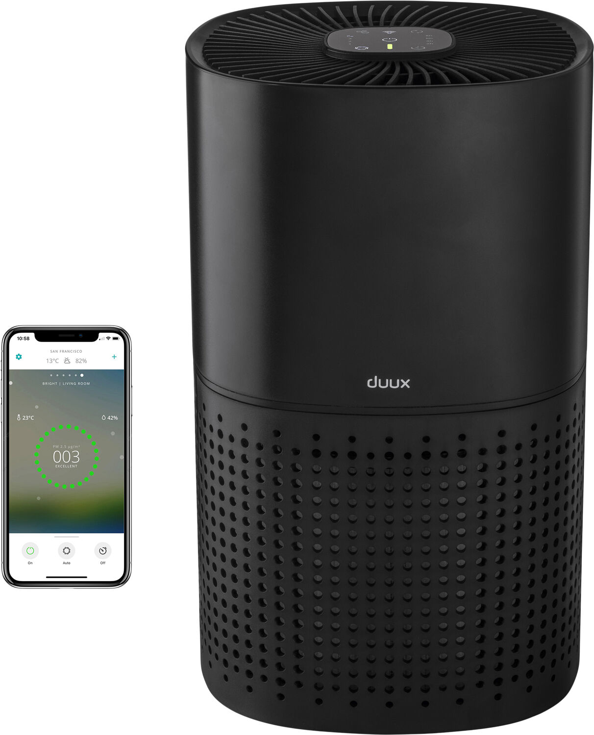 Luftrensare Bright Smart Svart