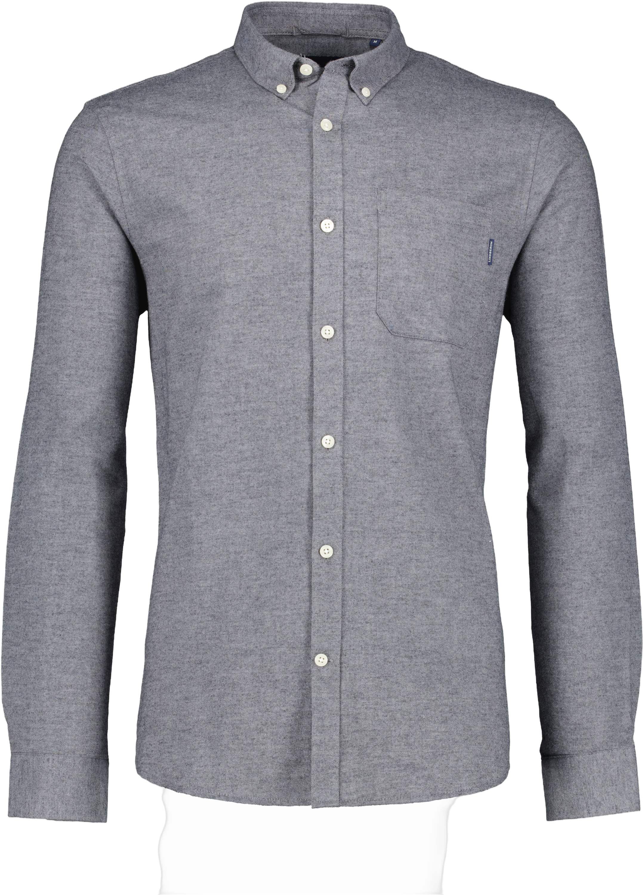 M&eacute;lange brushed shirt L/S