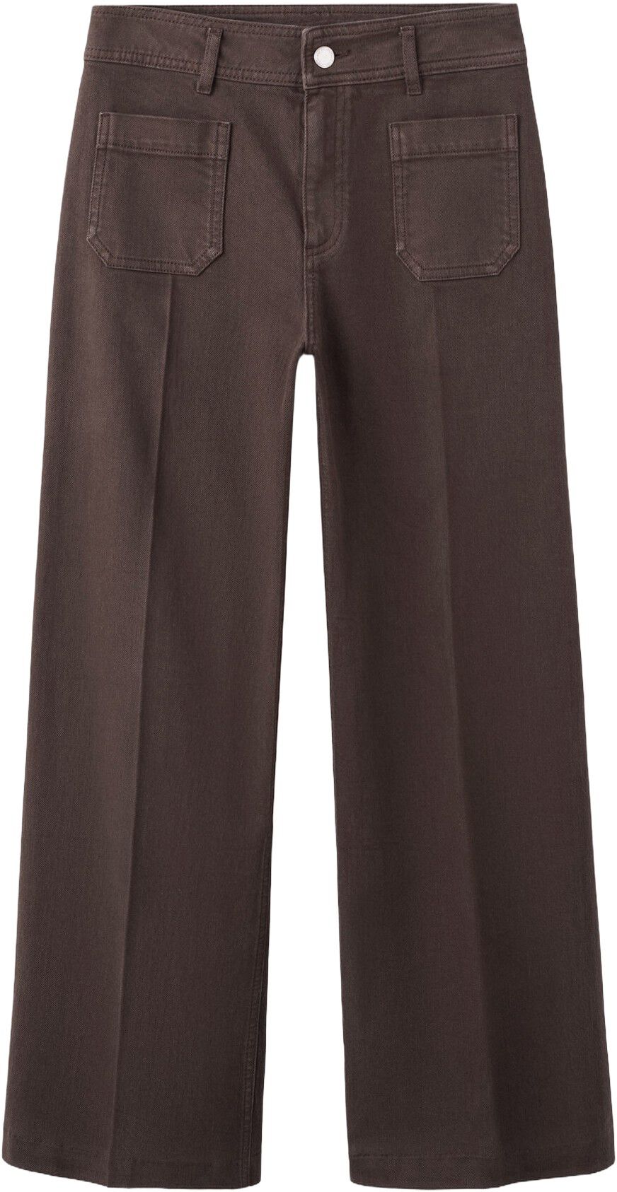 Wide-leg jeans with pockets