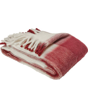 Medium fluffy pl&auml;d, rutig